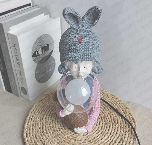 FunCraft - Lampada da tavolo creativa in resina per bambini