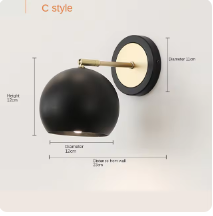 Applique LED moderne e minimaliste