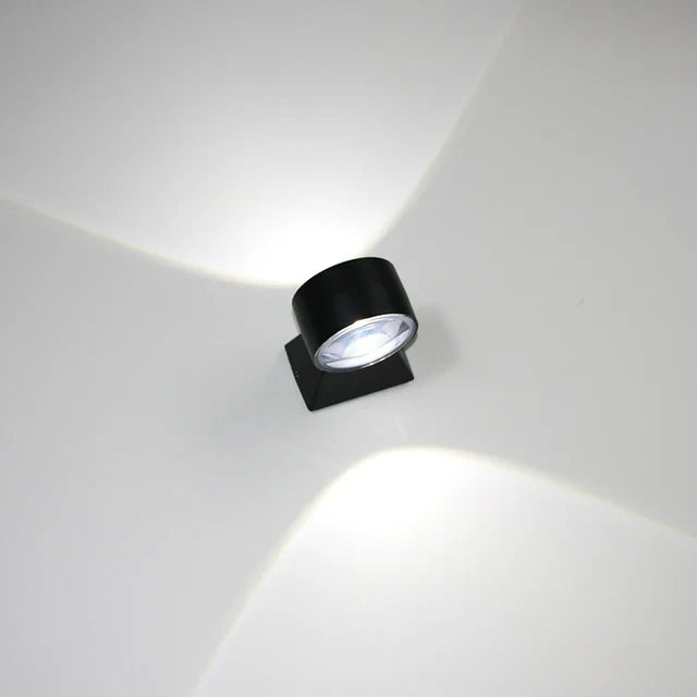 RainBlock - Lampada da parete impermeabile in alluminio