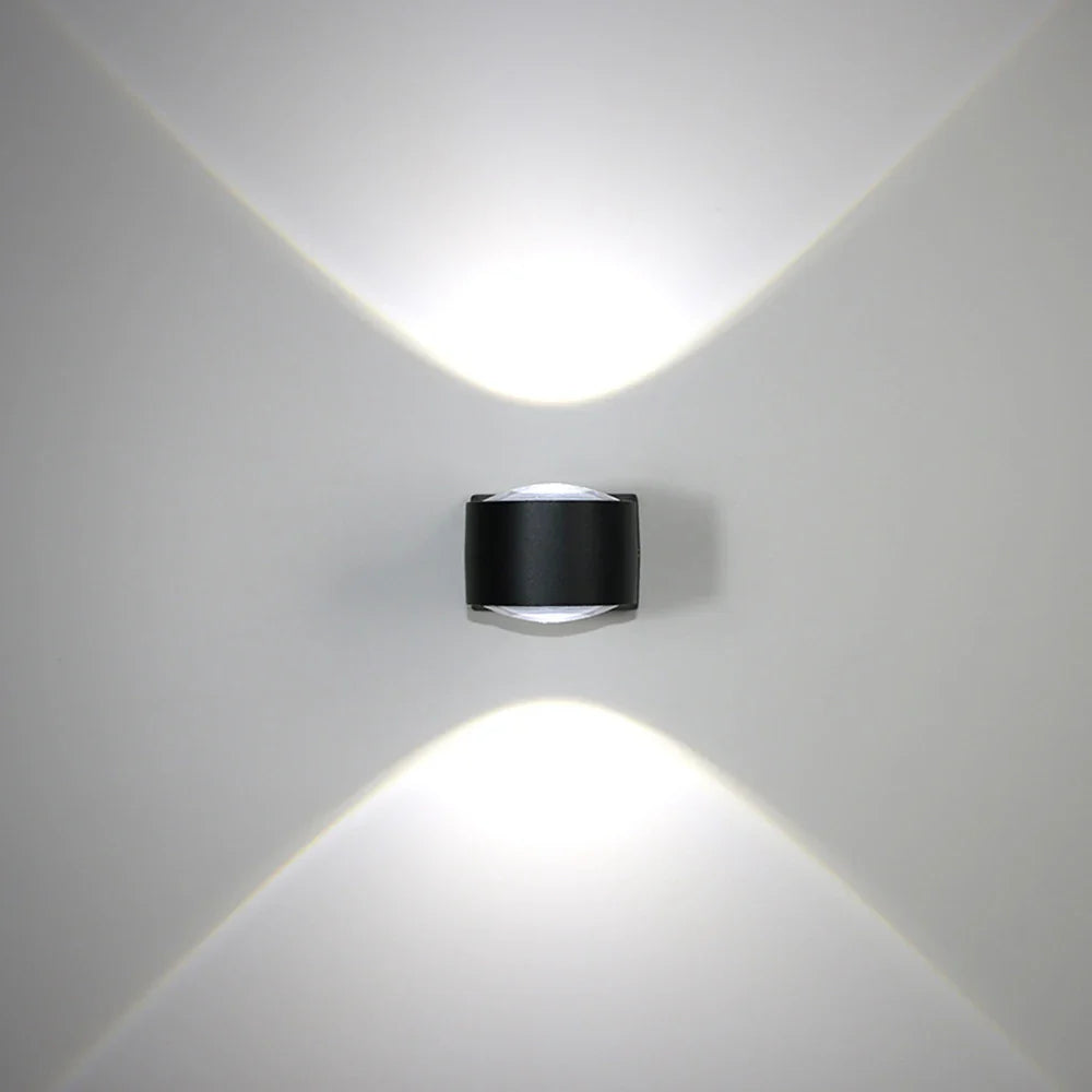 RainBlock - Lampada da parete impermeabile in alluminio