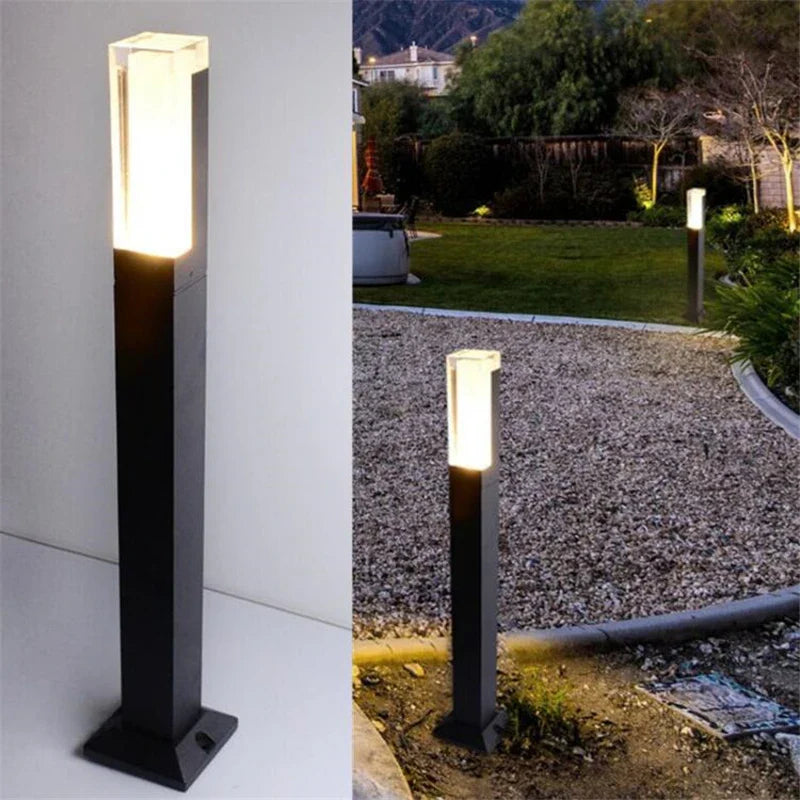 ElementalAlu - Lampada da giardino moderna in alluminio