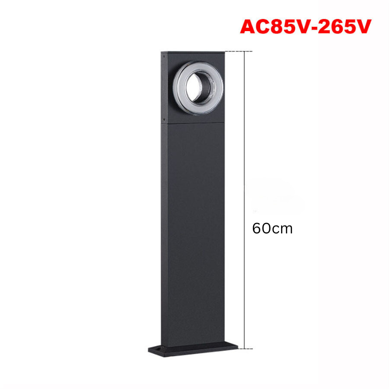 SunnyScape - Moderna luce solare per pali con colonna in alluminio