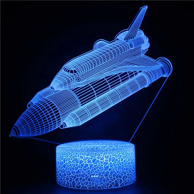 CosmoCraft - Lampada illusione razzo 3D