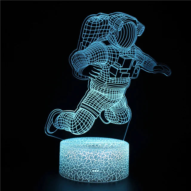 CosmoCraft - Lampada illusione razzo 3D