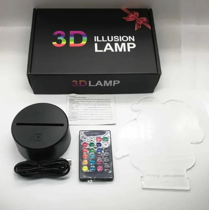 RadiantIllusion - Lampada da tavolo con illusione ottica
