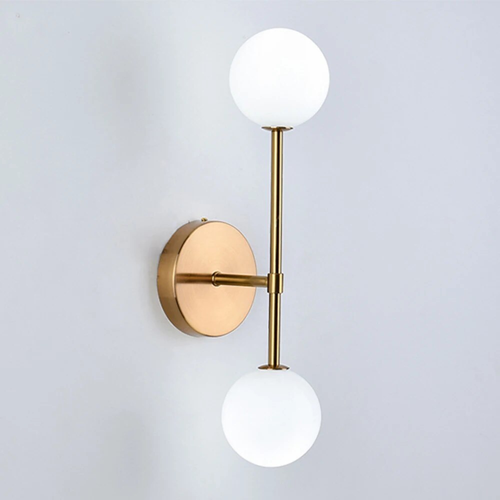LuminousCrystal - Lampada da parete a led in vetro smerigliato Bal