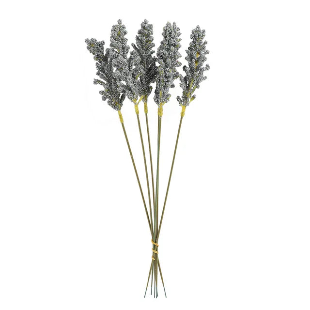 IndoorBliss - Mazzi di lavanda artificiale