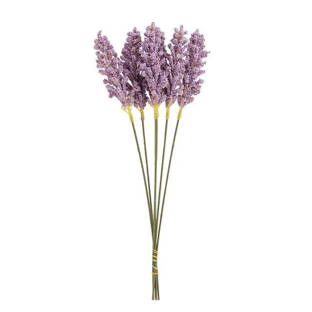 IndoorBliss - Mazzi di lavanda artificiale