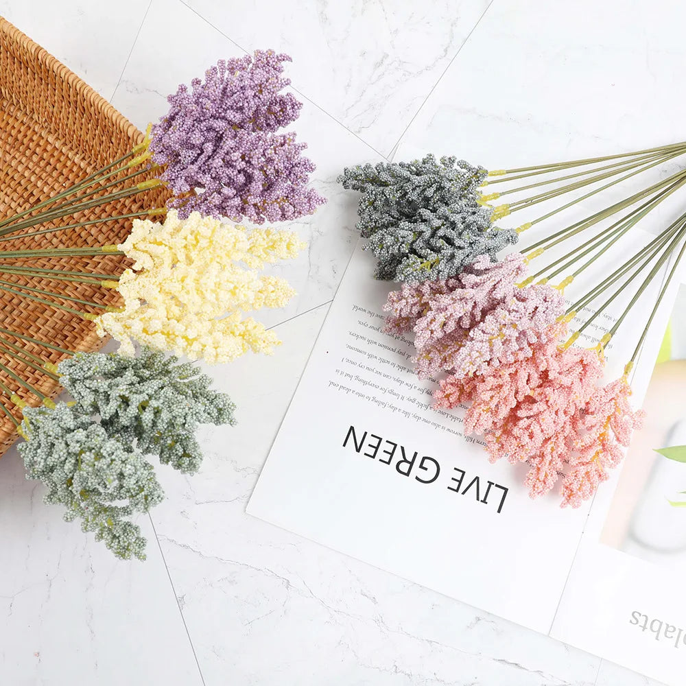 IndoorBliss - Mazzi di lavanda artificiale