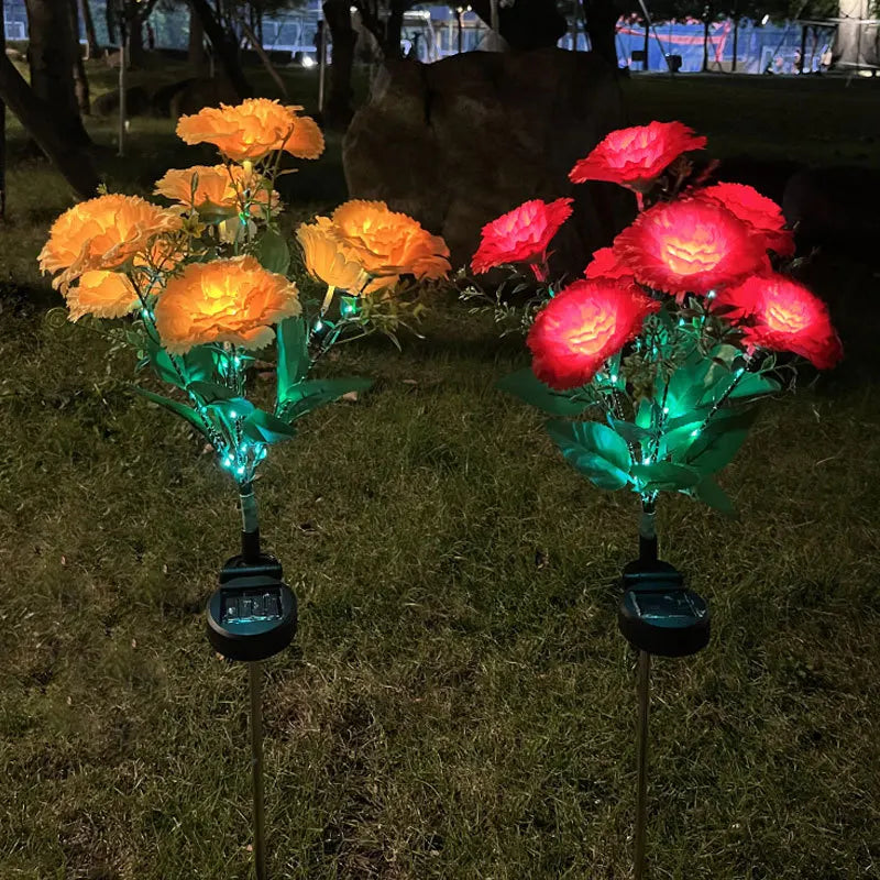 GlowBloom - Lampada per garofani a energia solare