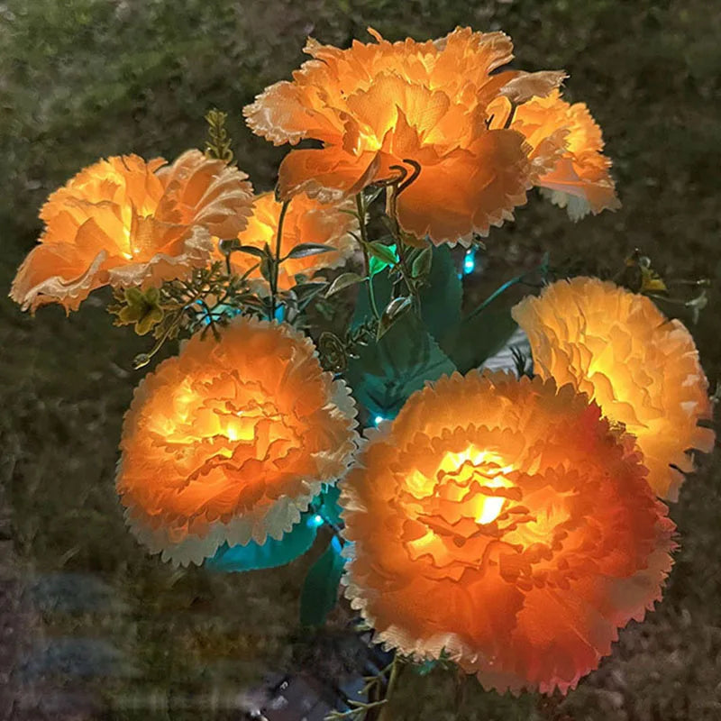 GlowBloom - Lampada per garofani a energia solare
