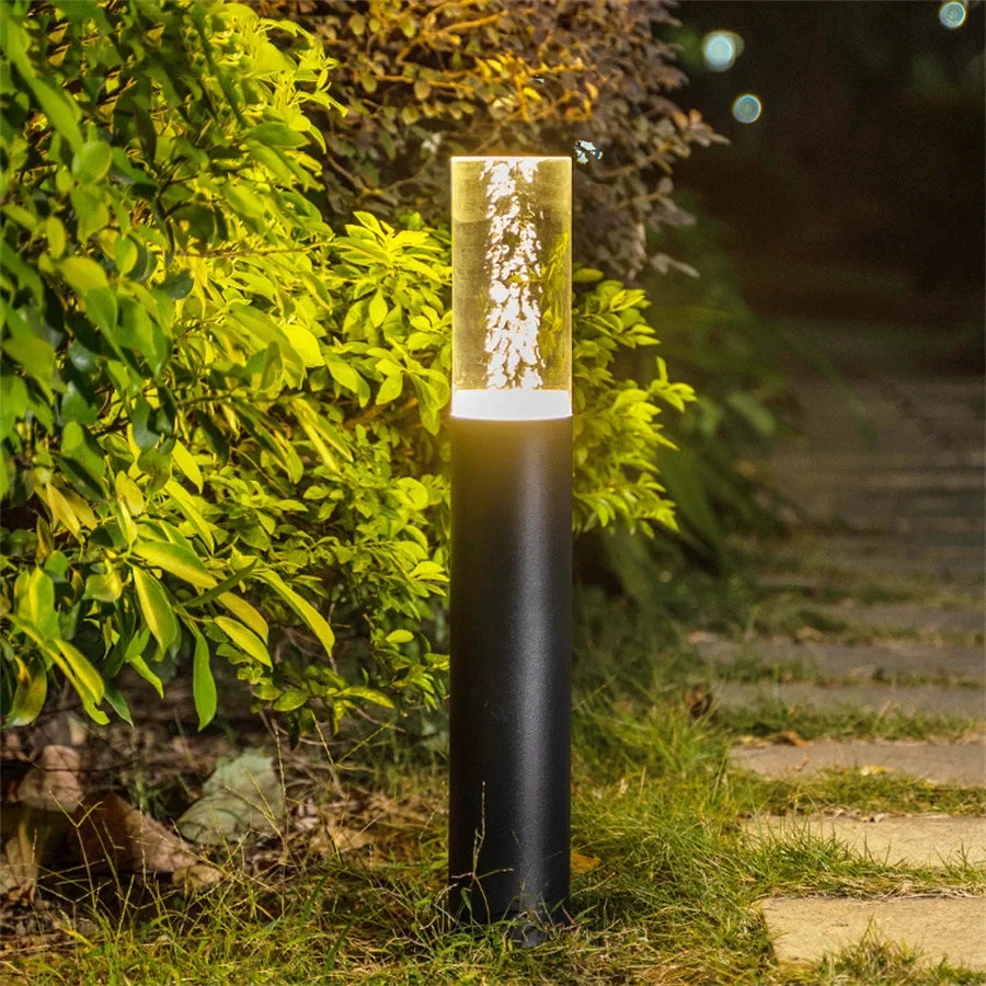 AcrylicElegance - Luci a colonna moderne