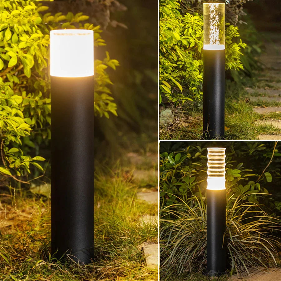 AcrylicElegance - Luci a colonna moderne