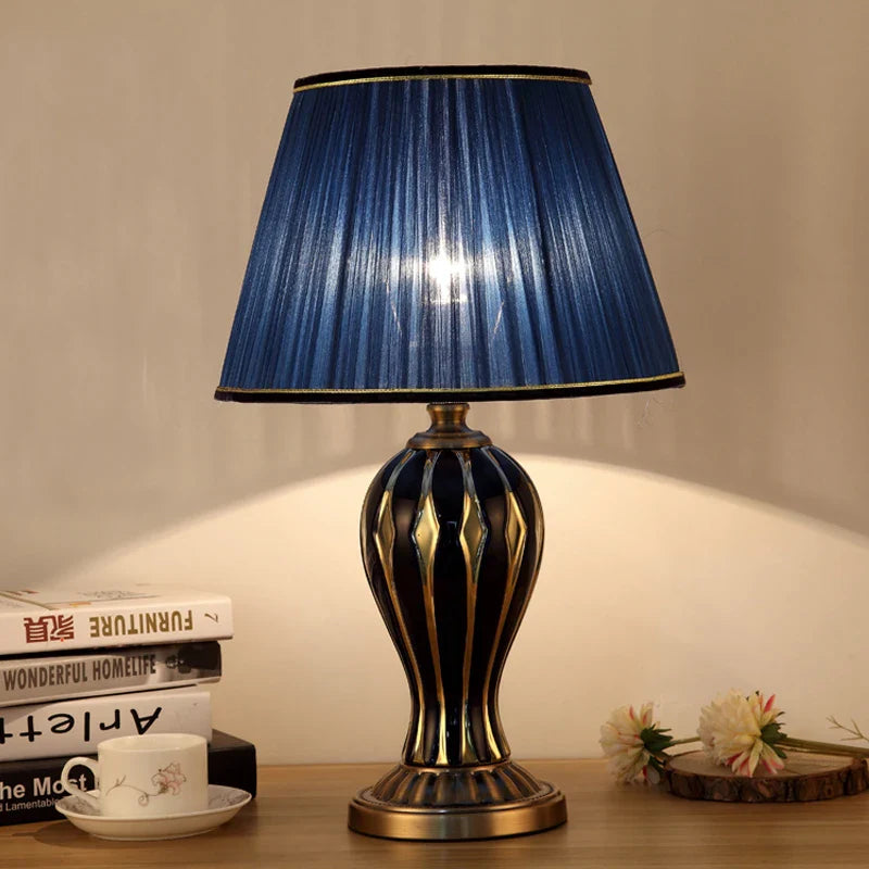 AmericanaGlow - Lampada da tavolo antica