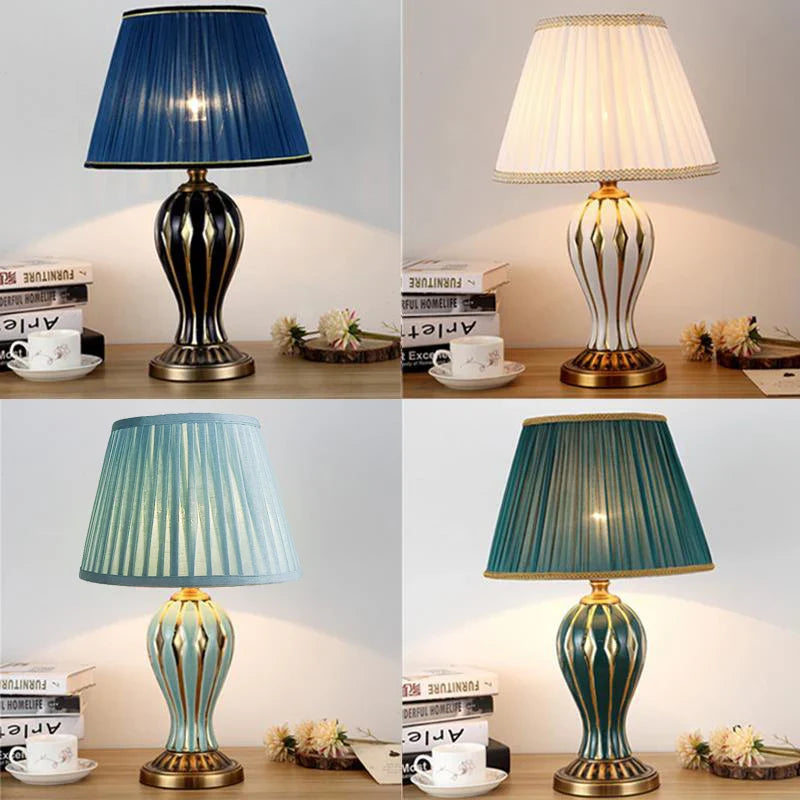 AmericanaGlow - Lampada da tavolo antica