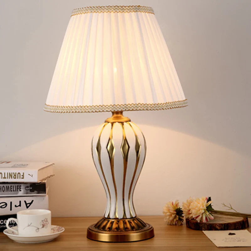 AmericanaGlow - Lampada da tavolo antica