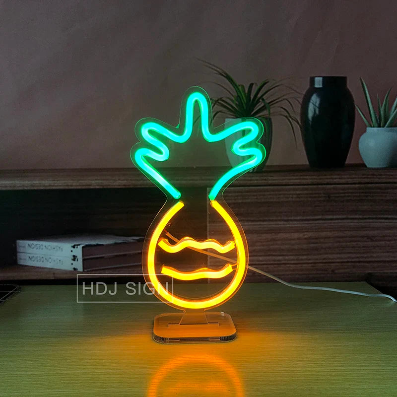 GlowGrill - Luce notturna al neon LED di Amburgo