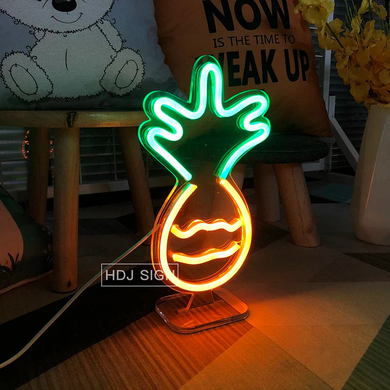 GlowGrill - Luce notturna al neon LED di Amburgo