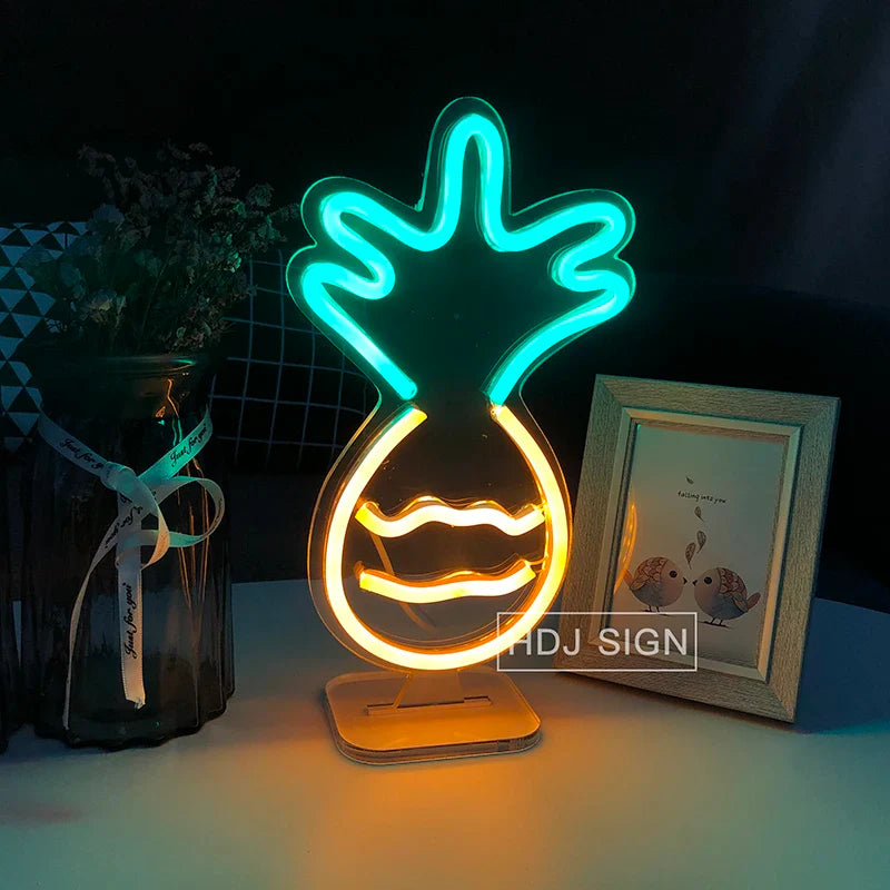 GlowGrill - Luce notturna al neon LED di Amburgo