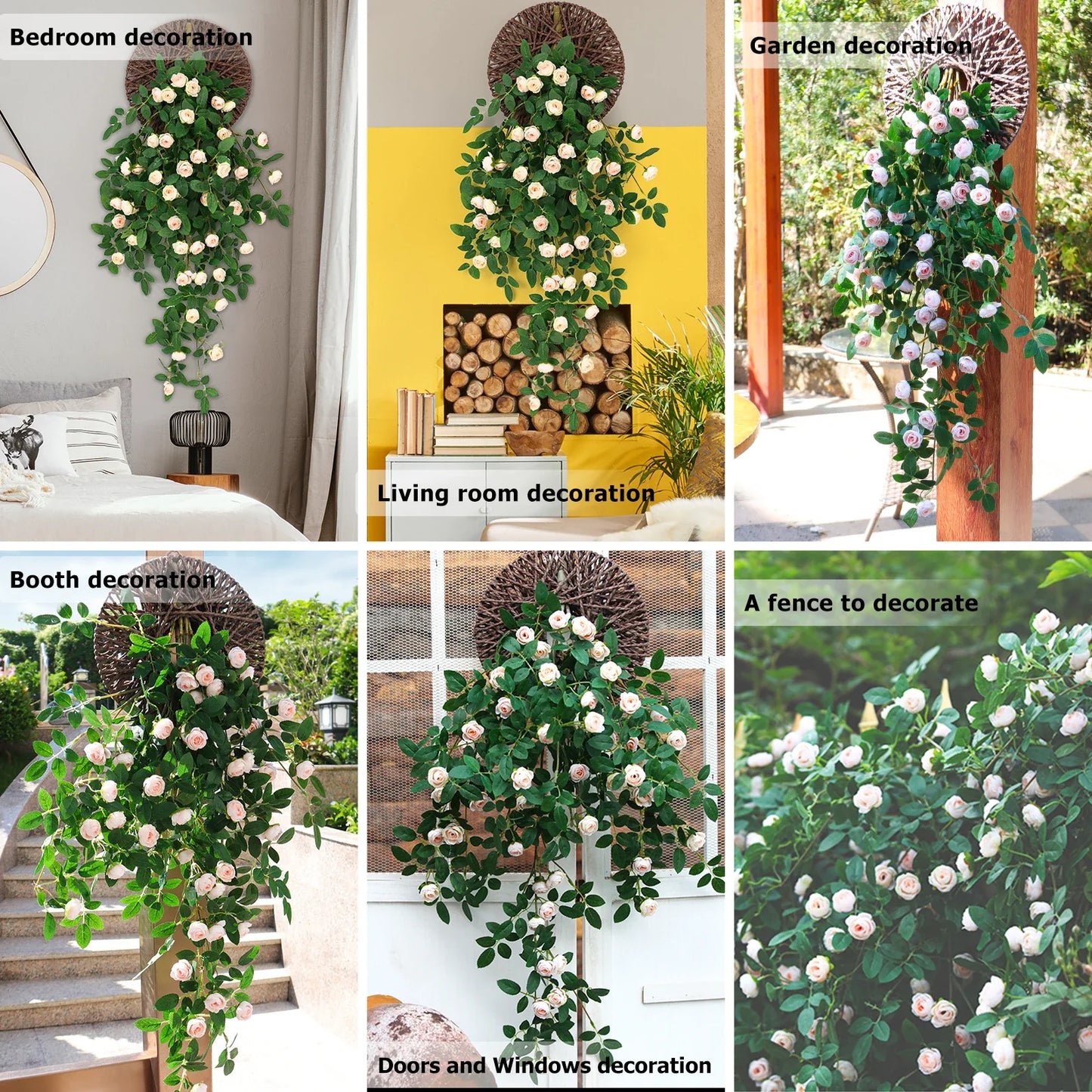 EverGreen - Foglie di edera verde artificiale