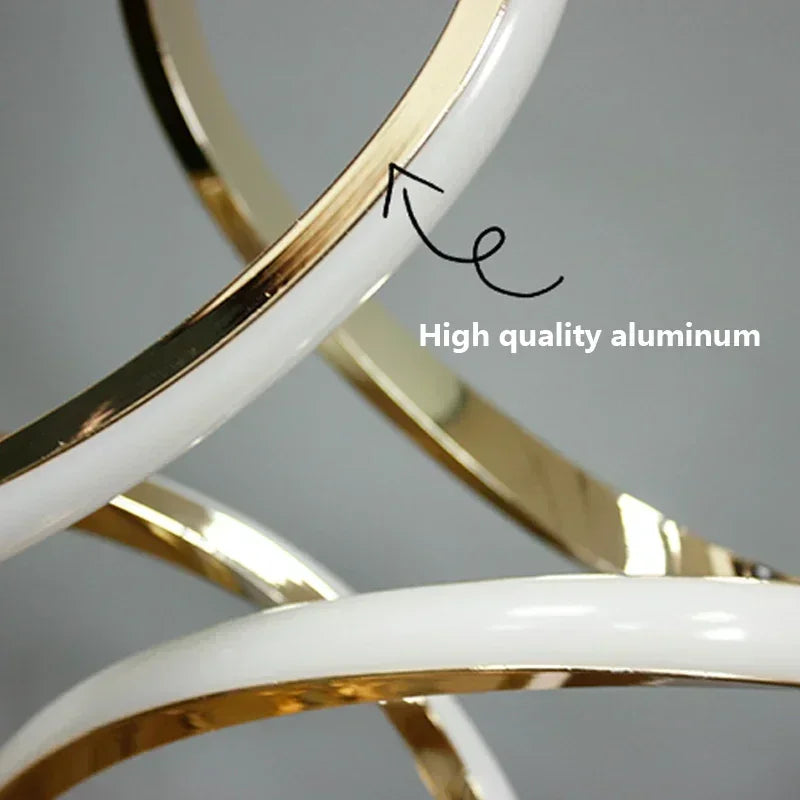 ElegantGlow - Lampada da tavolo Luxe Lines