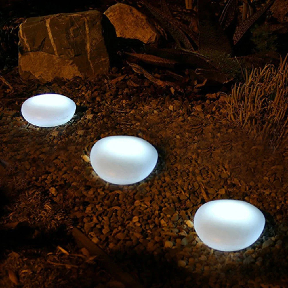 SolarGlow - Luce solare a ciottoli