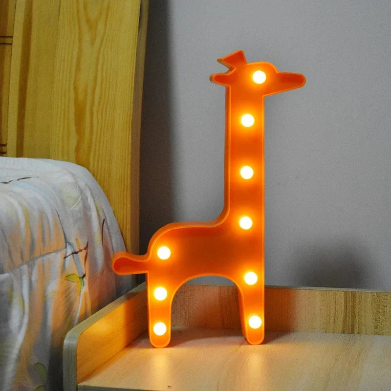 SafariLumina - Lampada da tavolo con animali