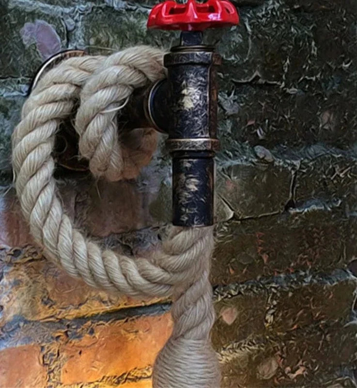 CoastalBraid - Lampade da parete in corda di canapa