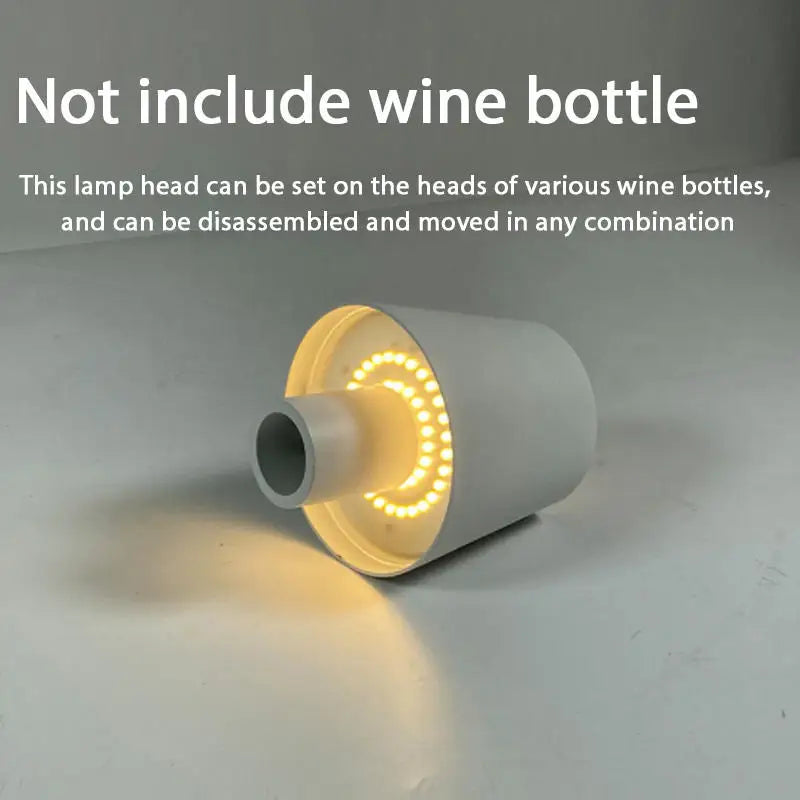 VinoFlex - Lampada da tavolo creativa per bottiglie di vino