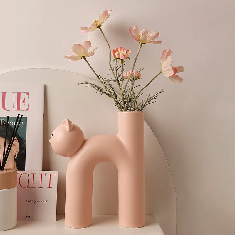 PurrPose - Vaso da fiori a forma di H per gatti
