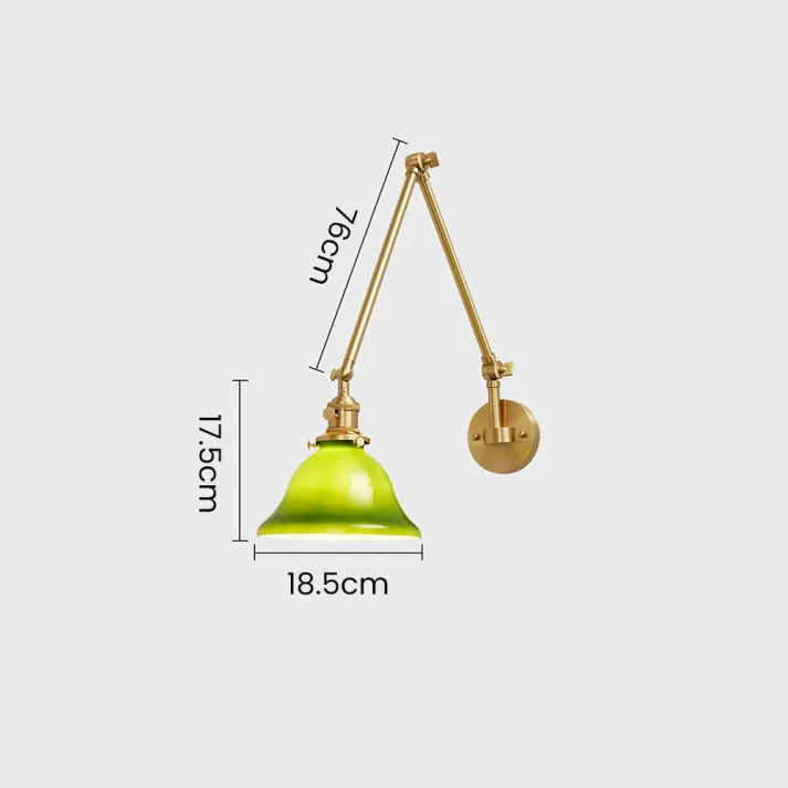 VintageGreen | Applique classica orientabile