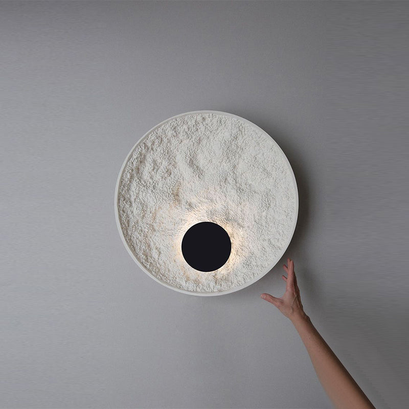 LunaGlow | Lampada da parete rotonda a forma di luna