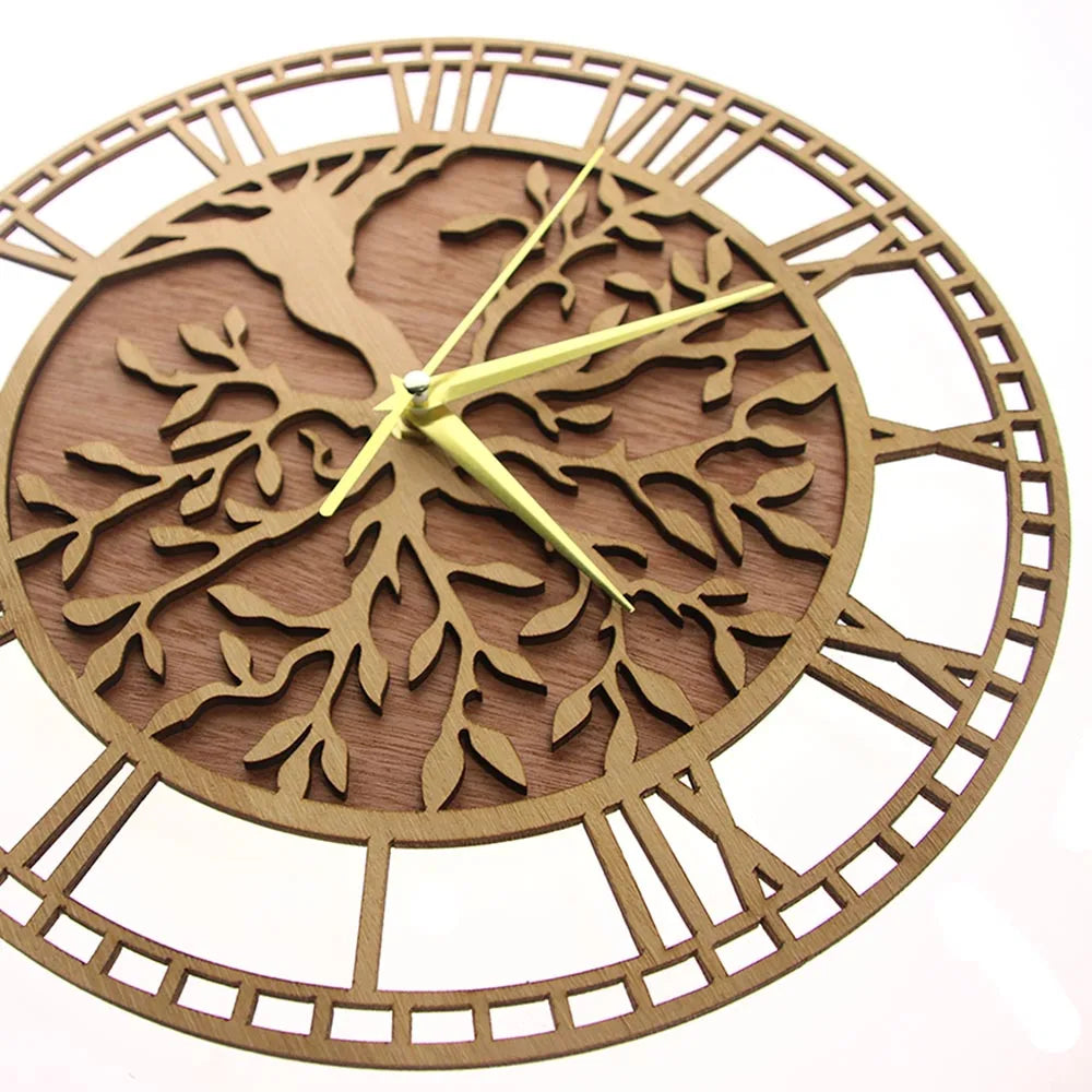 AncientRoots | Orologio da parete in legno