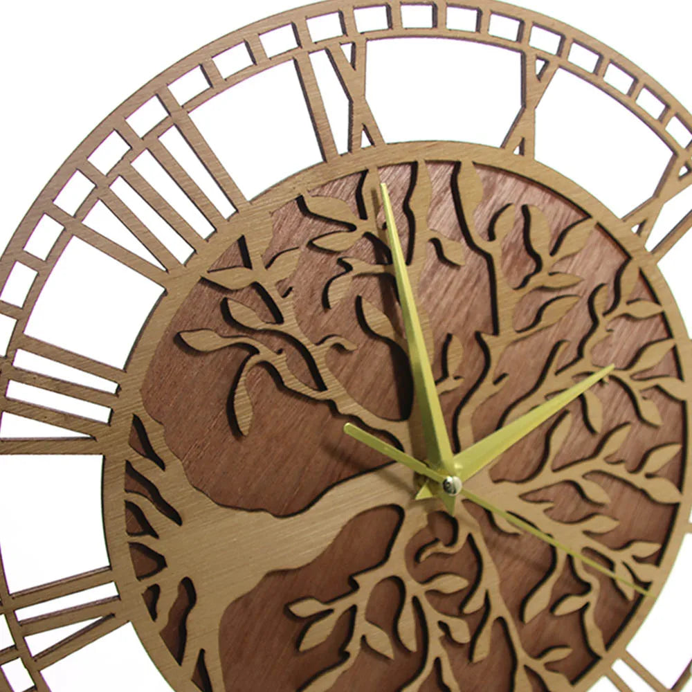 AncientRoots | Orologio da parete in legno