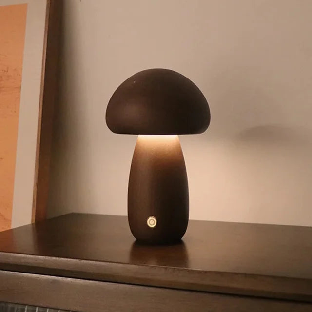 CharmShroom - Simpatica lampada da comodino a forma di fungo