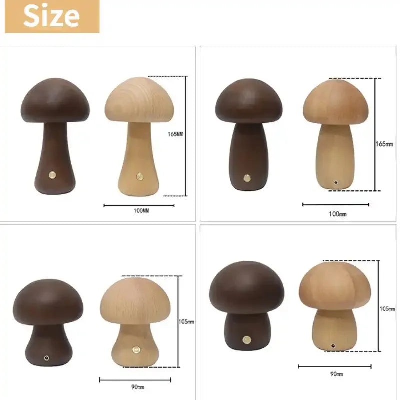 CharmShroom - Simpatica lampada da comodino a forma di fungo