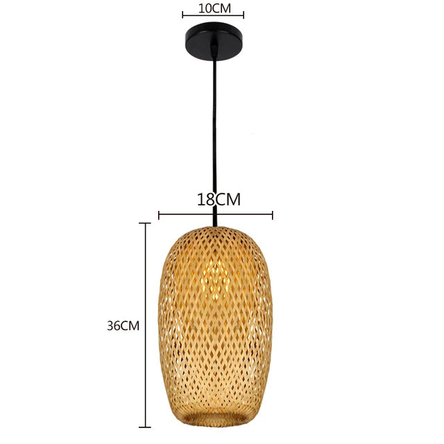 BambooCraft - Luce in vimini di bambù
