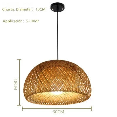 BambooCraft - Luce in vimini di bambù