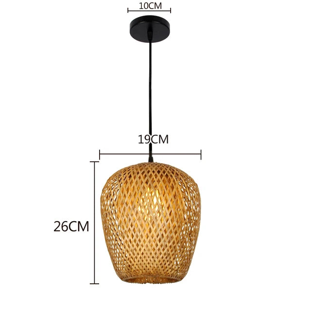 BambooCraft - Luce in vimini di bambù