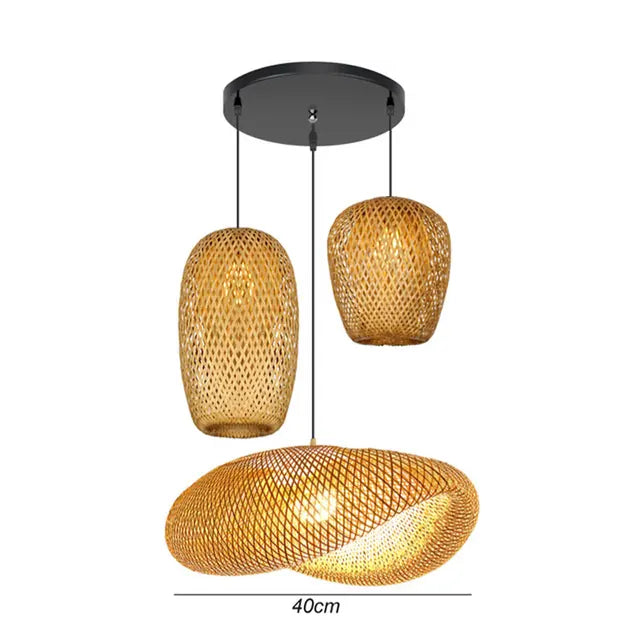 BambooCraft - Luce in vimini di bambù