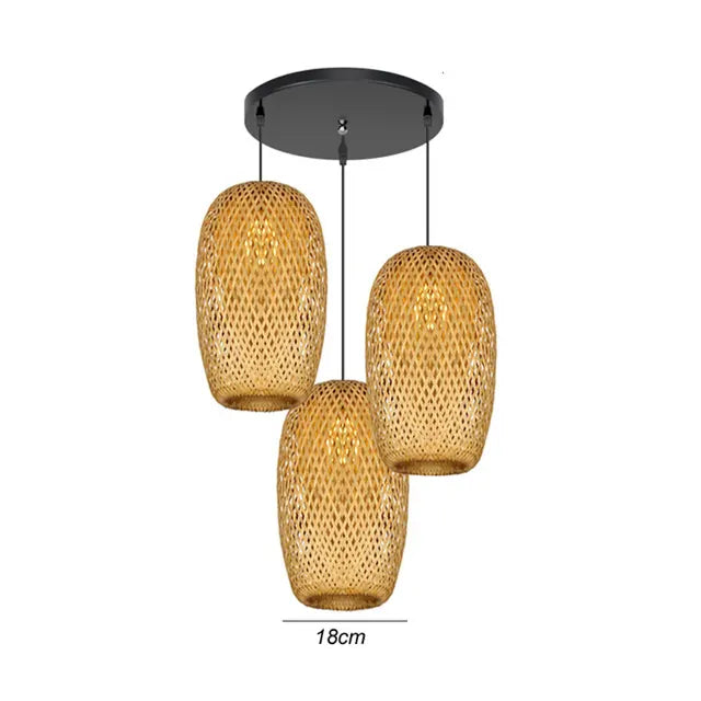 BambooCraft - Luce in vimini di bambù