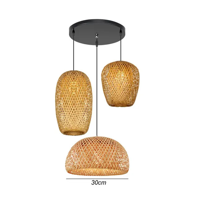 BambooCraft - Luce in vimini di bambù