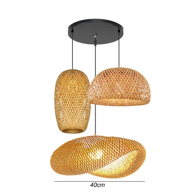 BambooCraft - Luce in vimini di bambù