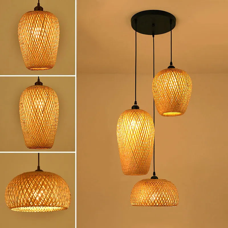 BambooCraft - Luce in vimini di bambù