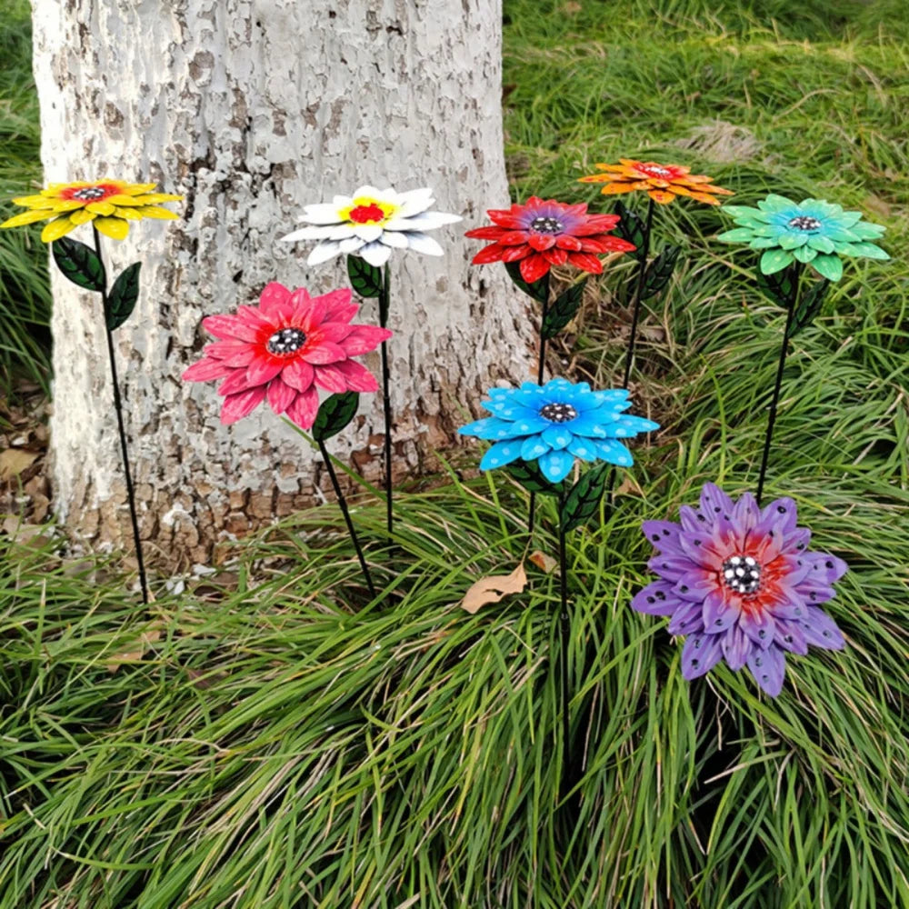 EternalBloom - Paletti da giardino per ninfee in metallo