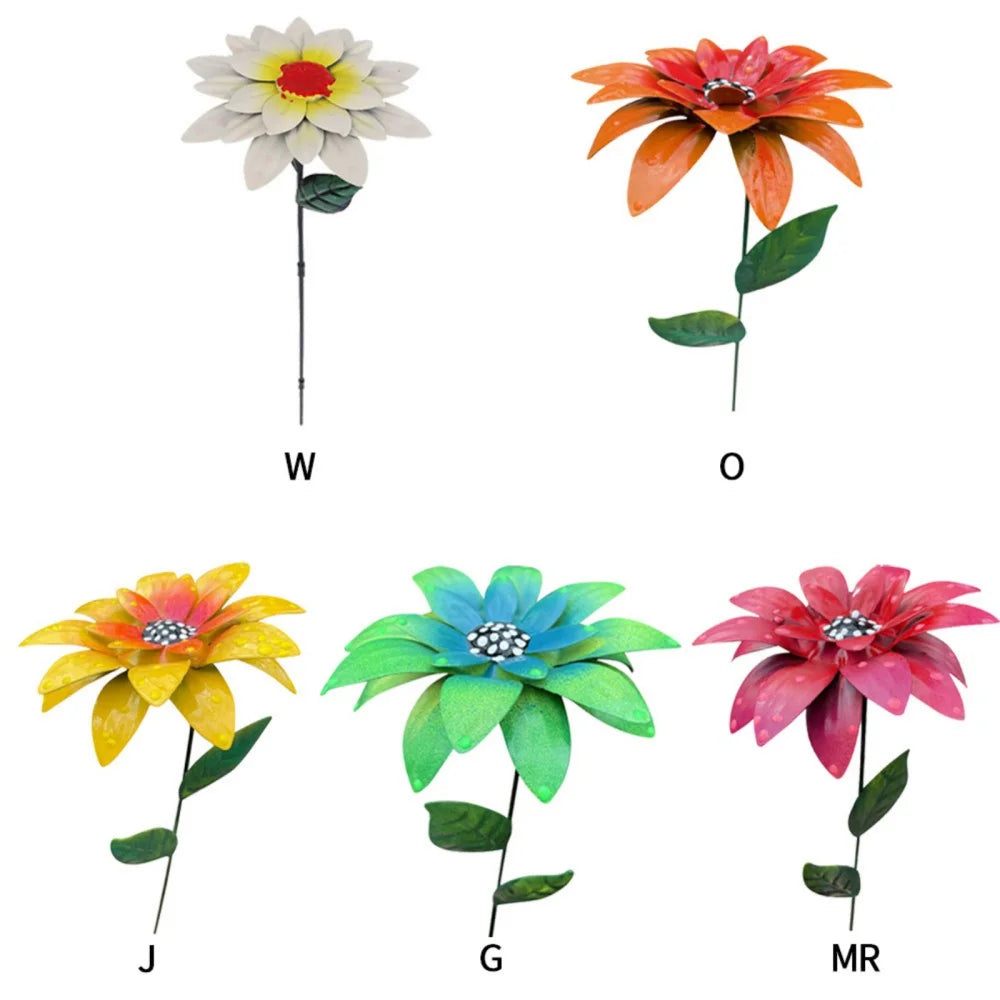 EternalBloom - Paletti da giardino per ninfee in metallo