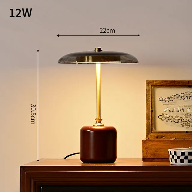 WoodAura - Lampada a fungo di lusso