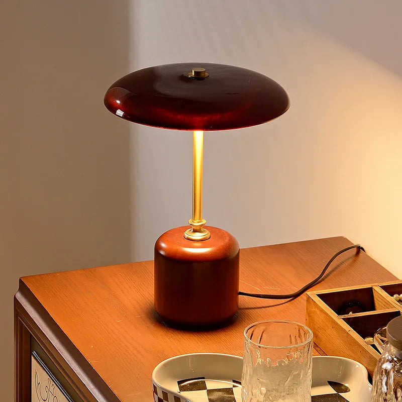WoodAura - Lampada a fungo di lusso
