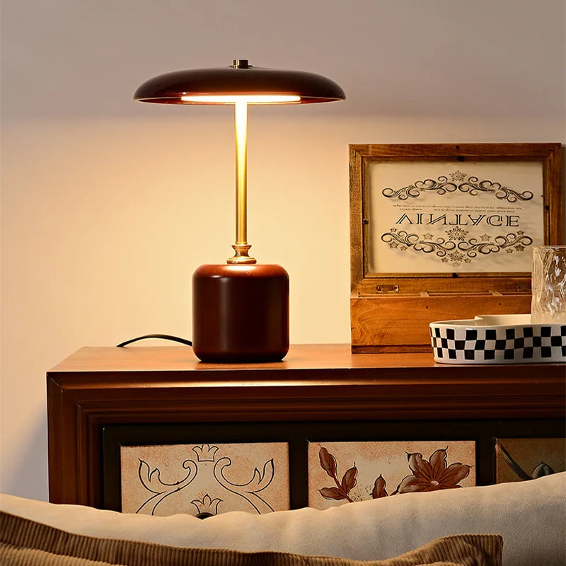 WoodAura - Lampada a fungo di lusso