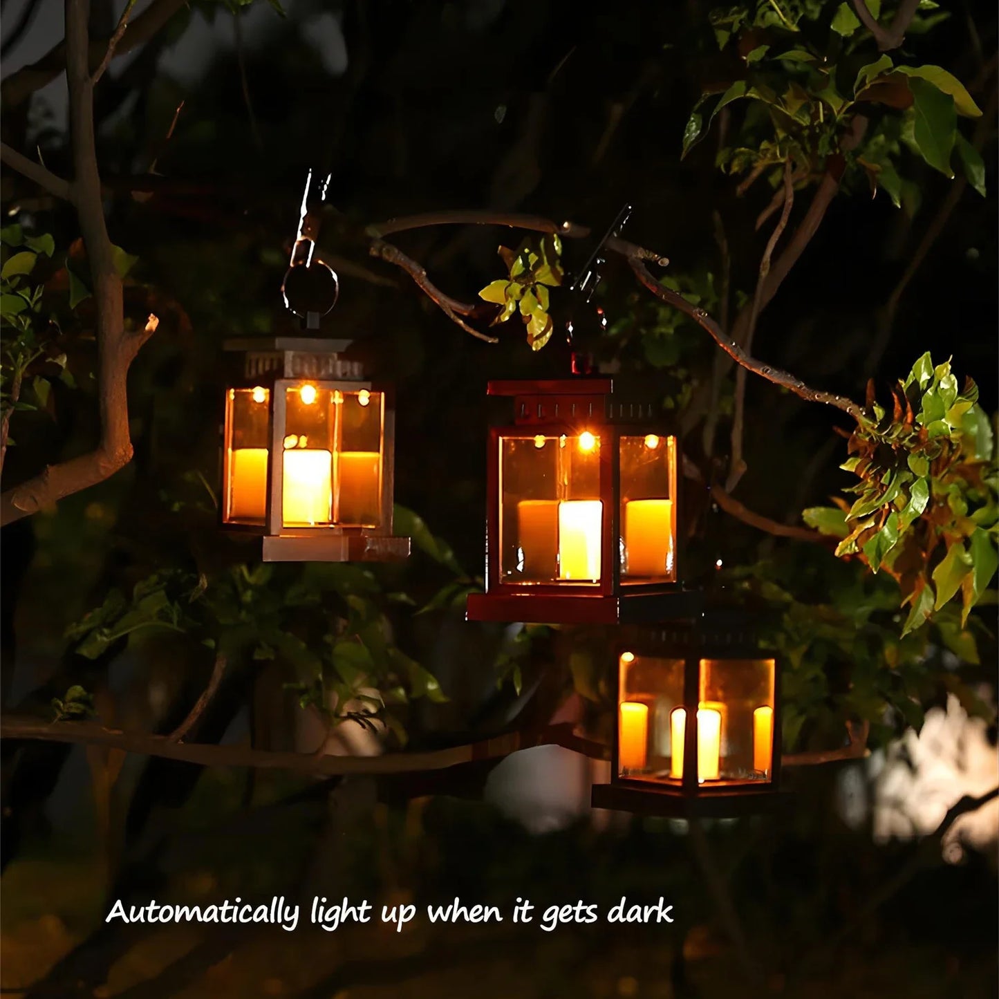 LanternLeaf - Lampada da giardino a lanterna